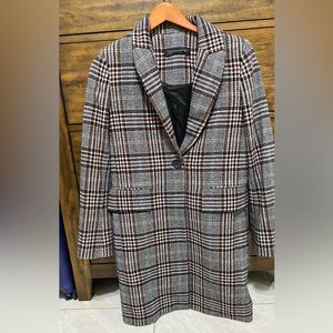 Zara Plaid Coat